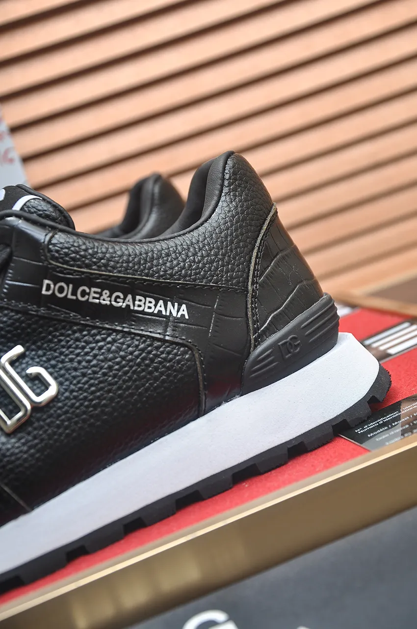 Men's shoes 💰440💶[D&G] High-end quality Product trademark: DG "Dolce & Gabbana*" low-top sneakers Product material: imported ^_^ cowhide upper, cotton silk lining, original outsole Regular size: 38-45 (customized in 45)